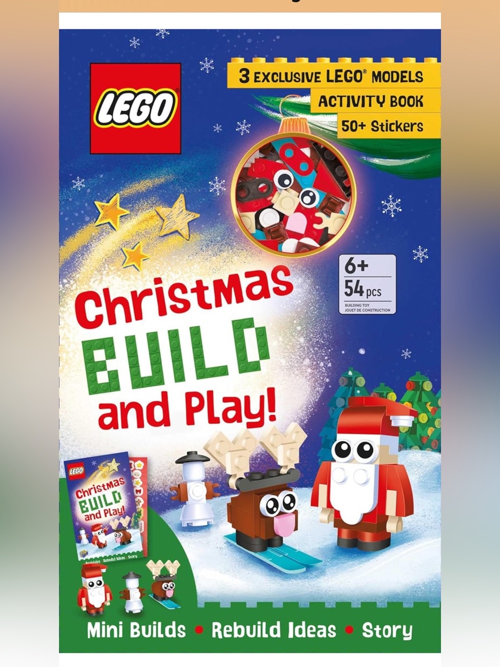 LEGO Christmas Build and Play Box ~ New
3 builds , stickers, and book